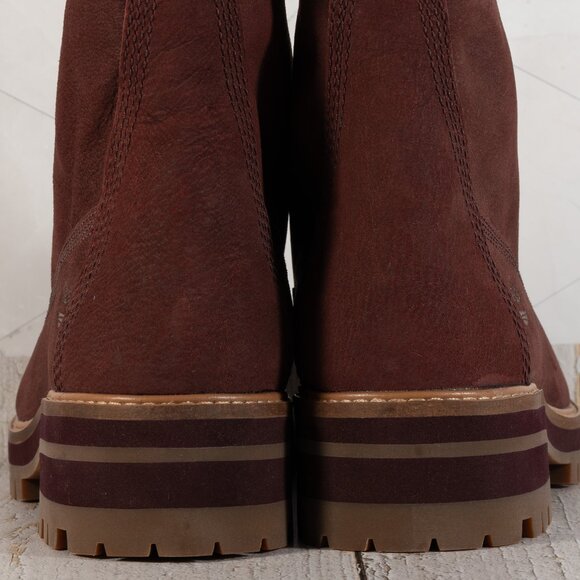 Timberland Courmayeur Valley 6" Boot Color Burgundy Size 11 B (M) - Picture 15 of 16